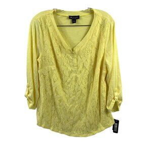 I.N. Studio Women's Yellow Top